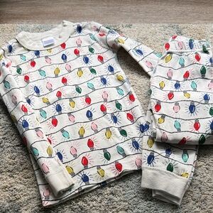 Hanna Andersson Multicolor Festive Lights Pajama Set